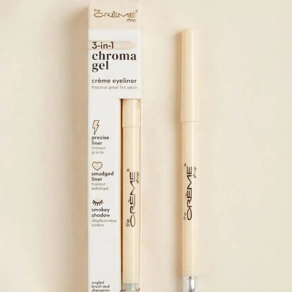 The Crème Shop 3-in-1 Chroma Gel Crème Eyeliner Nudity